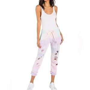 n:philanthropy
Distressed Tie-Dye Road Joggers.